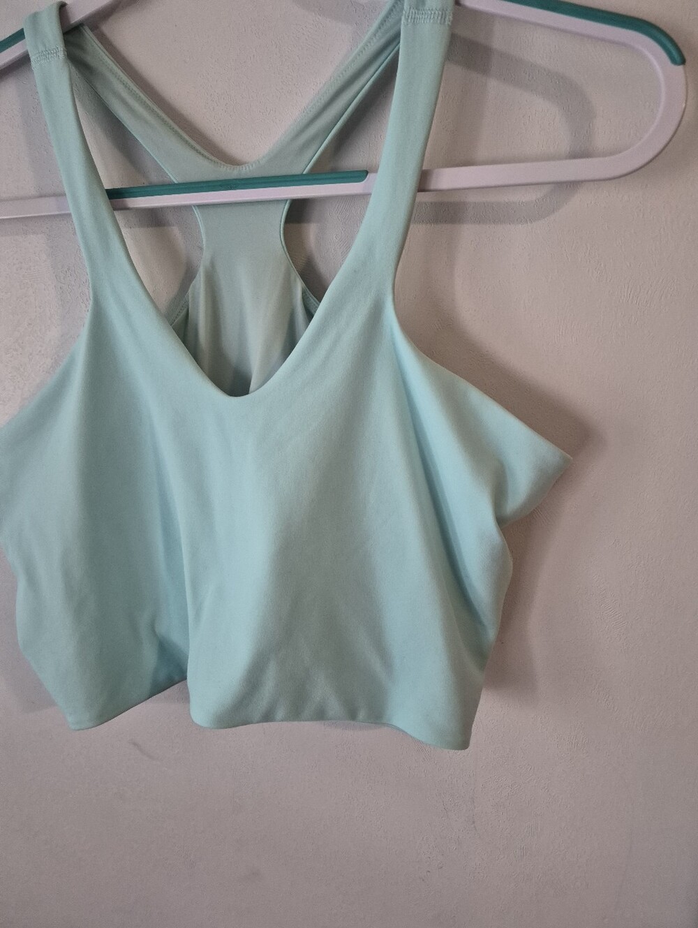 Lululemon Bend This V And Racer Bra Light Support Mint L/XL - Picture 10 of 12